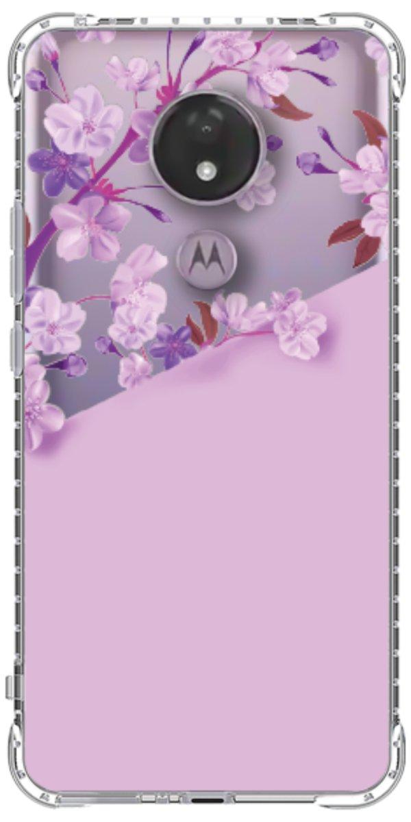 Capinha para Celular Flores Purpuras