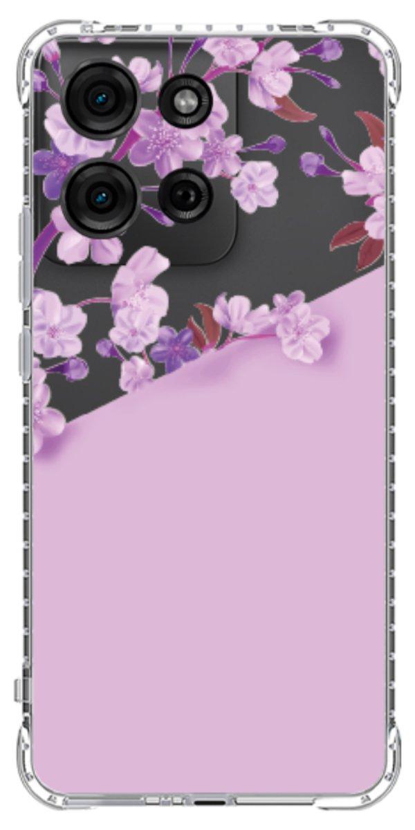 Capinha para Celular Flores Purpuras