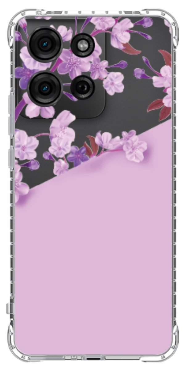 Capinha para Celular Flores Purpuras