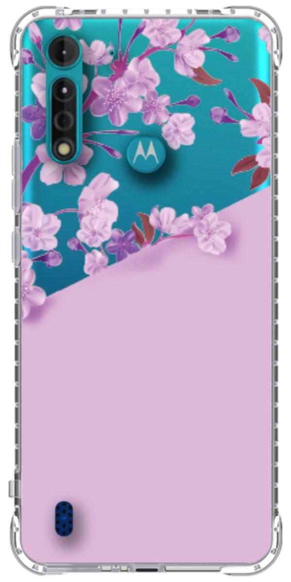 Capinha para Celular Flores Purpuras