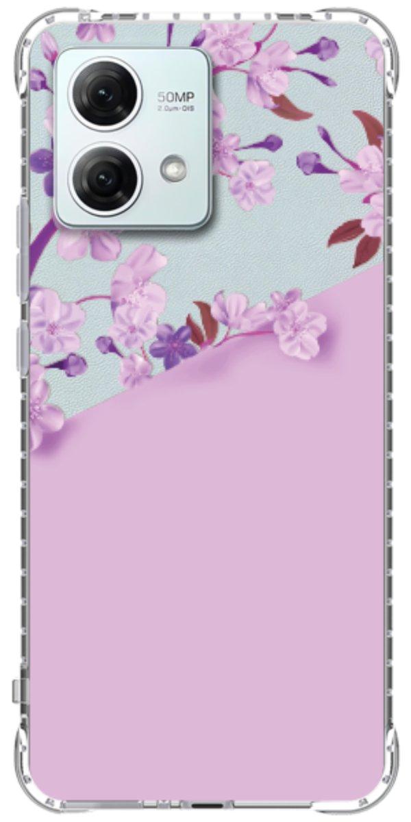 Capinha para Celular Flores Purpuras