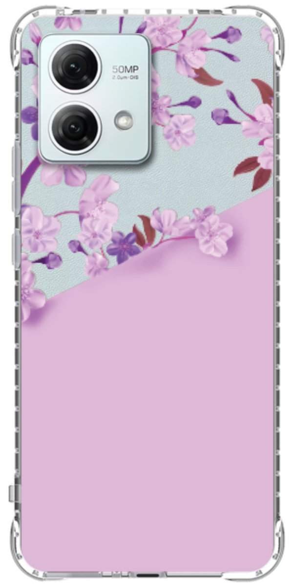 Capinha para Celular Flores Purpuras