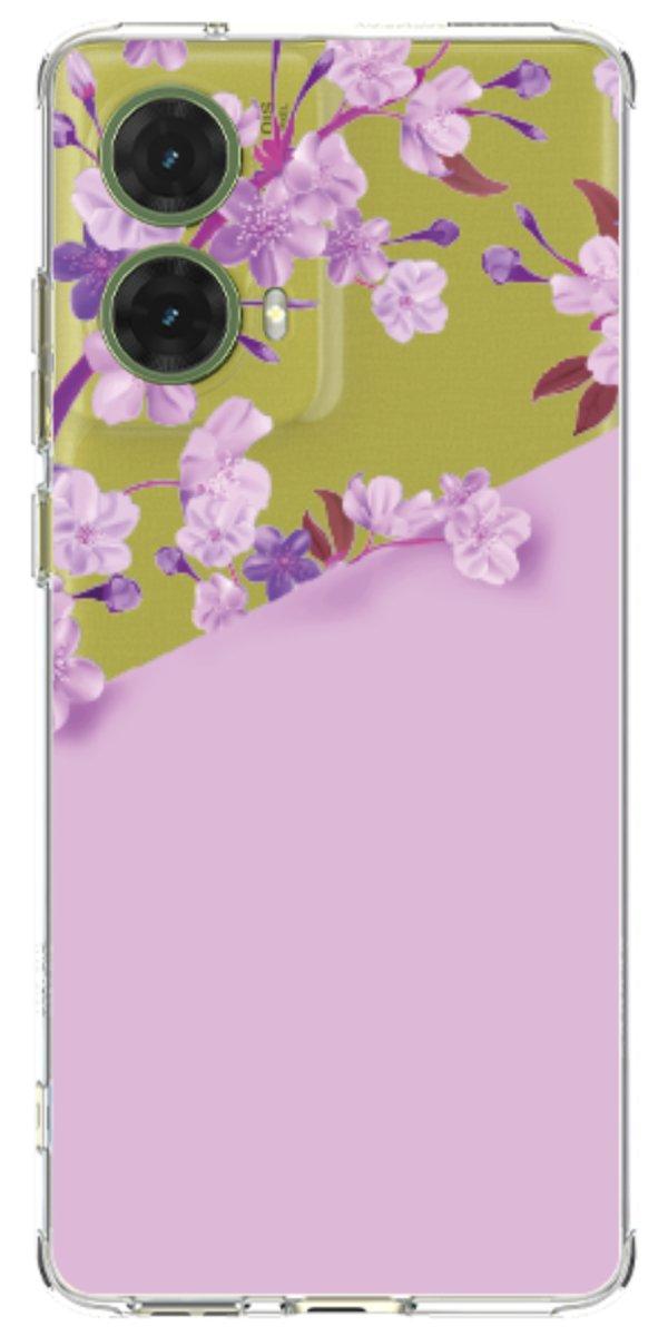 Capinha para Celular Flores Purpuras