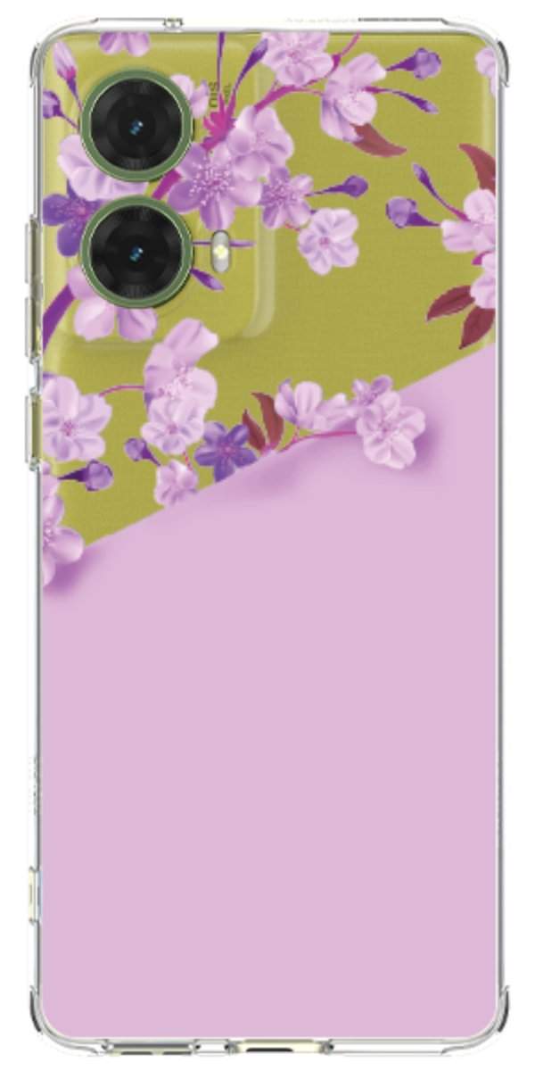 Capinha para Celular Flores Purpuras
