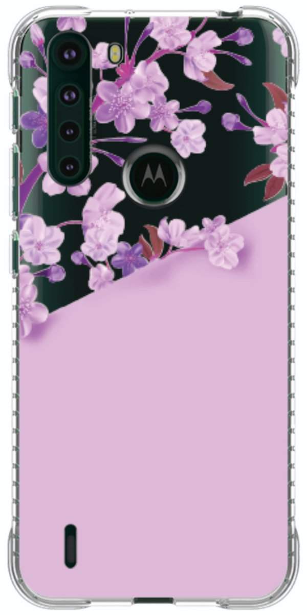 Capinha para Celular Flores Purpuras