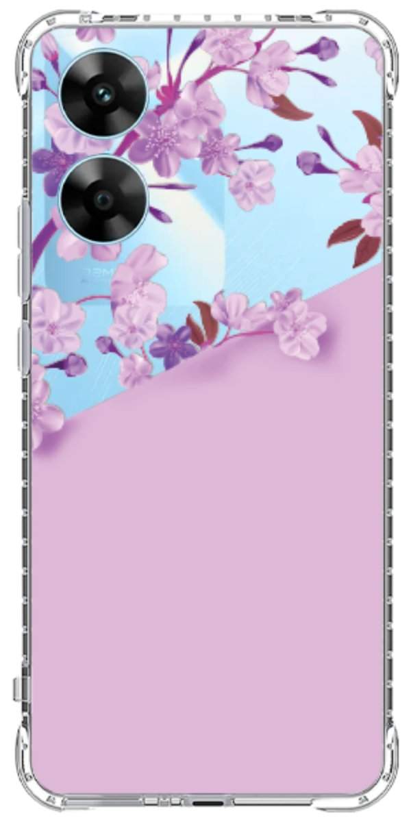 Capinha para Celular Flores Purpuras