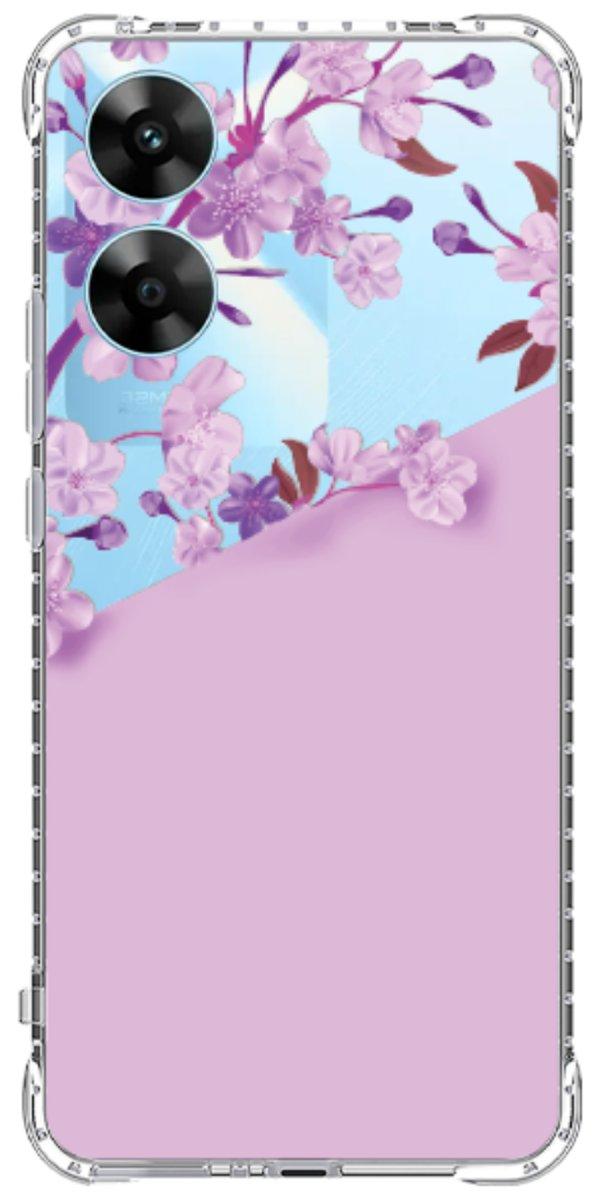 Capinha para Celular Flores Purpuras