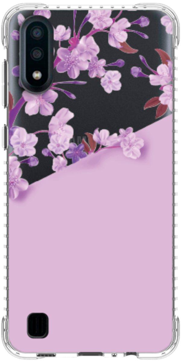 Capinha para Celular Flores Purpuras