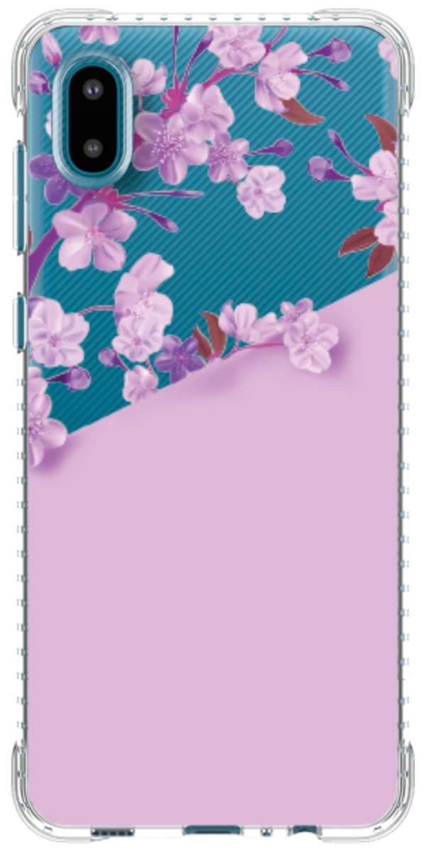 Capinha para Celular Flores Purpuras