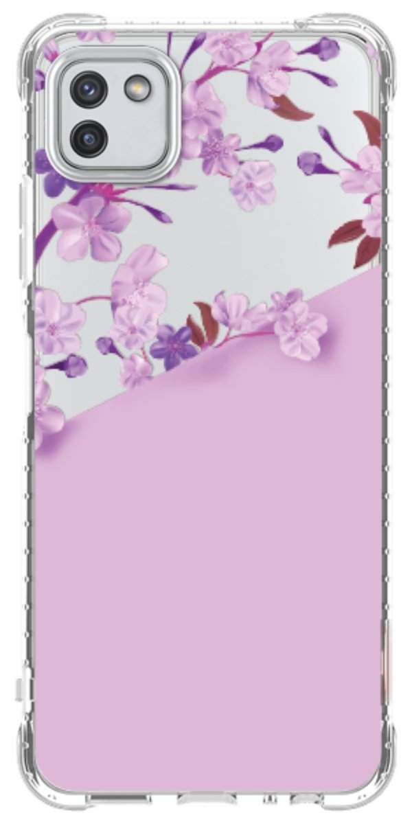 Capinha para Celular Flores Purpuras