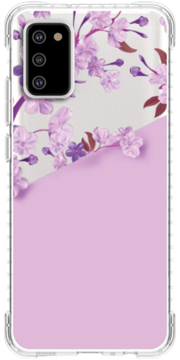 Capinha para Celular Flores Purpuras