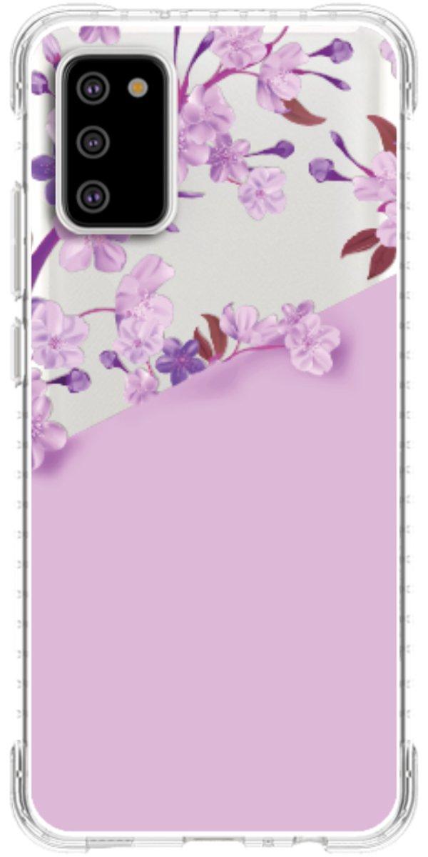 Capinha para Celular Flores Purpuras