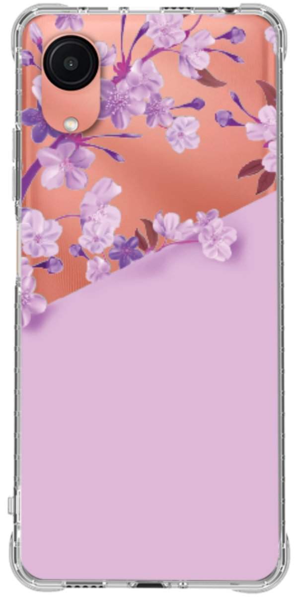 Capinha para Celular Flores Purpuras