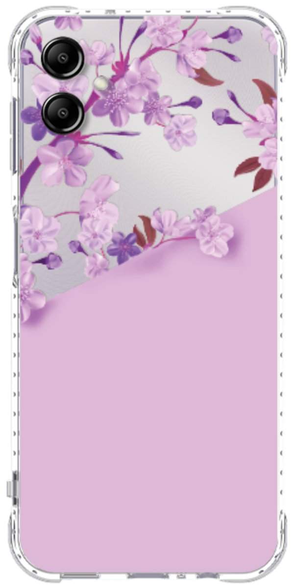 Capinha para Celular Flores Purpuras