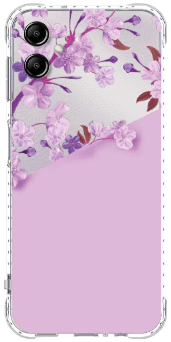 Capinha para Celular Flores Purpuras
