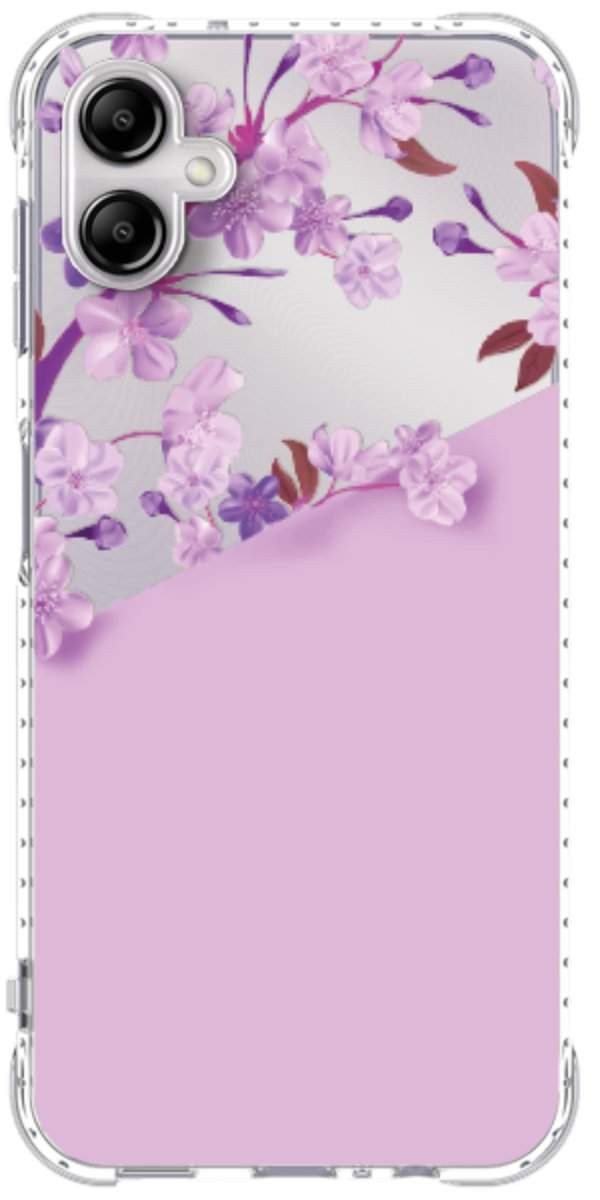 Capinha para Celular Flores Purpuras