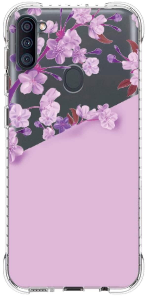 Capinha para Celular Flores Purpuras