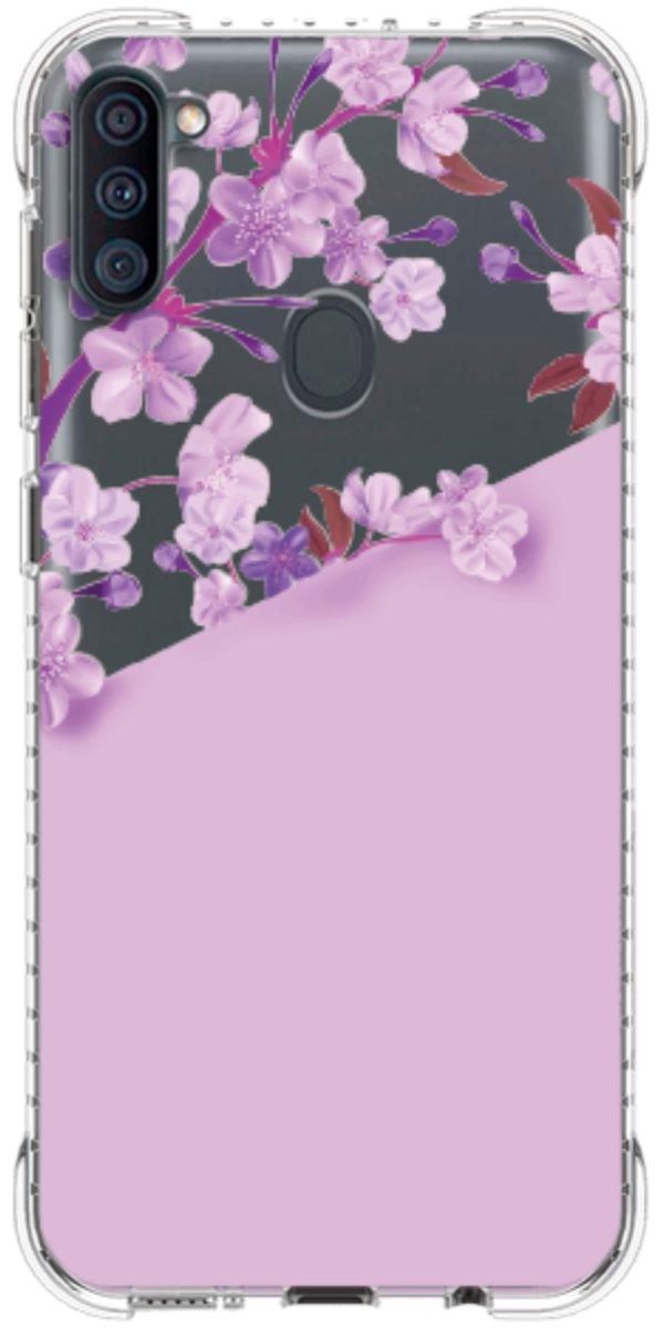 Capinha para Celular Flores Purpuras