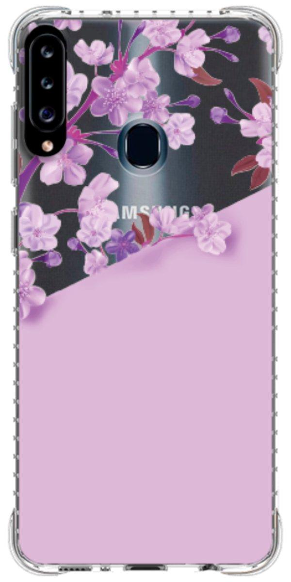 Capinha para Celular Flores Purpuras