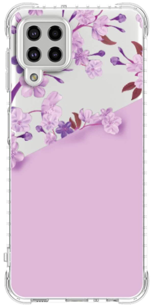 Capinha para Celular Flores Purpuras