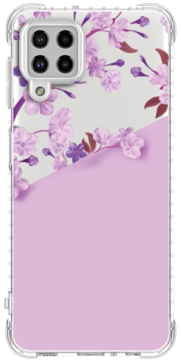 Capinha para Celular Flores Purpuras