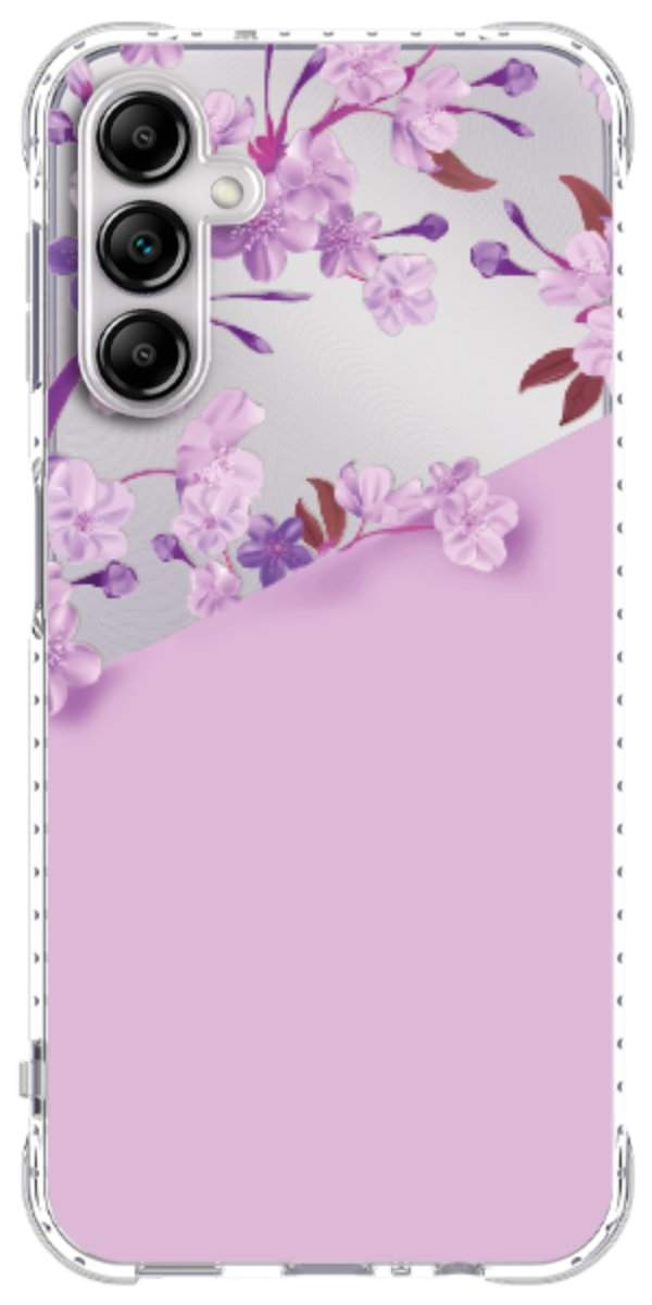 Capinha para Celular Flores Purpuras