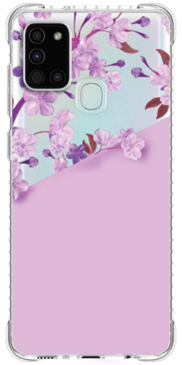 Capinha para Celular Flores Purpuras