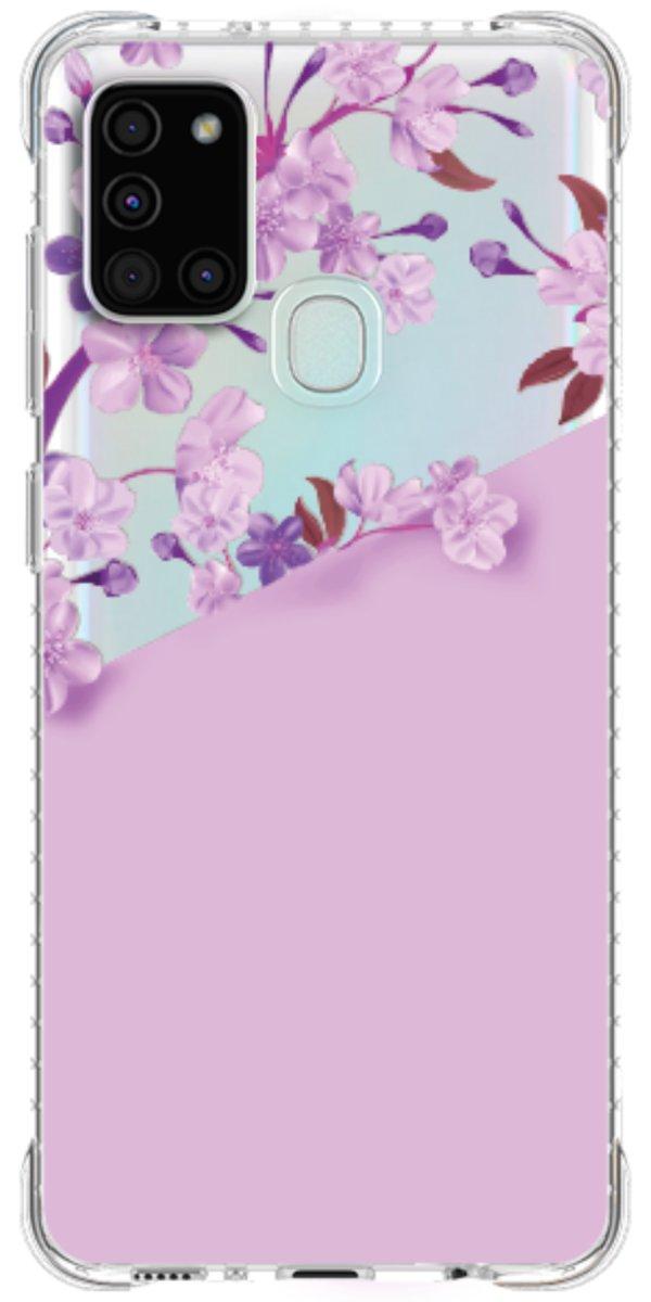 Capinha para Celular Flores Purpuras