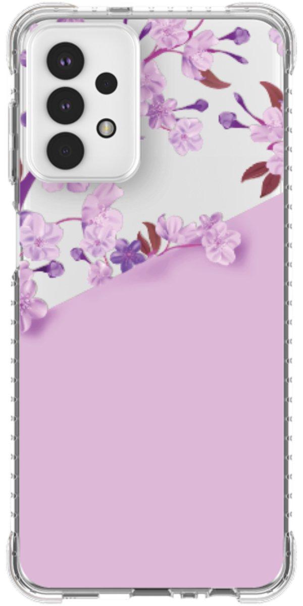 Capinha para Celular Flores Purpuras