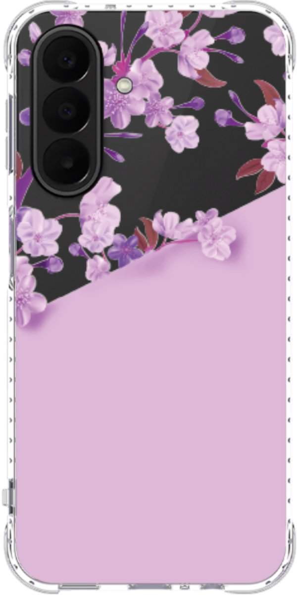 Capinha para Celular Flores Purpuras