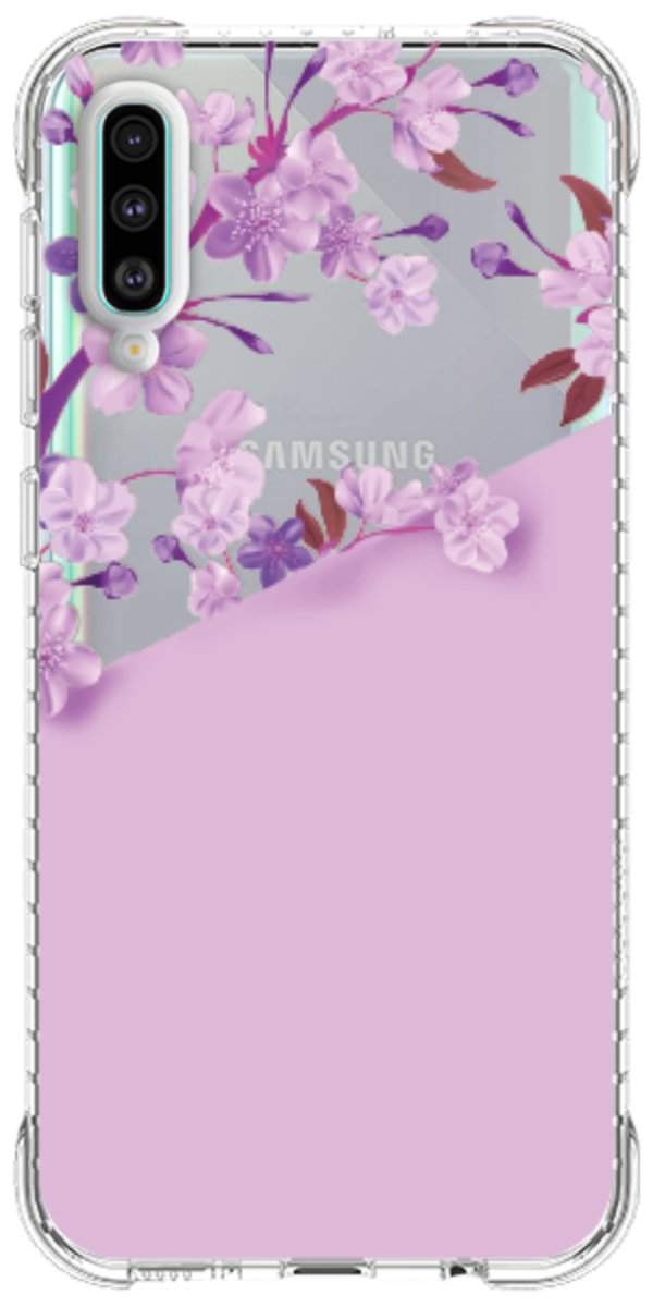 Capinha para Celular Flores Purpuras