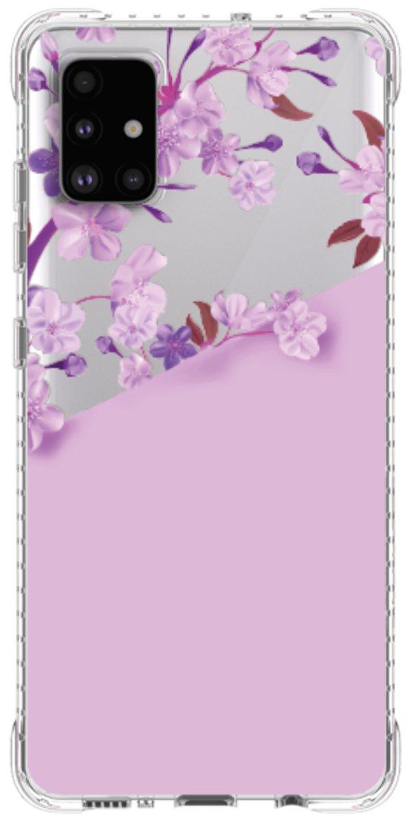 Capinha para Celular Flores Purpuras