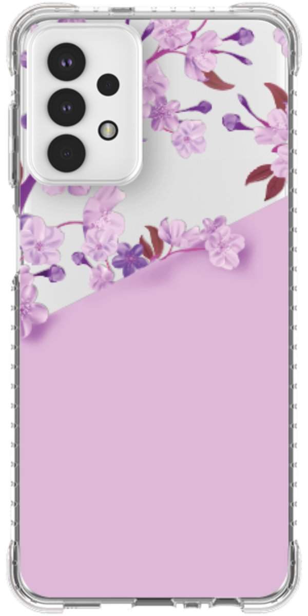 Capinha para Celular Flores Purpuras