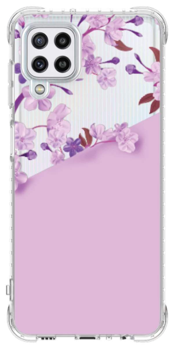 Capinha para Celular Flores Purpuras