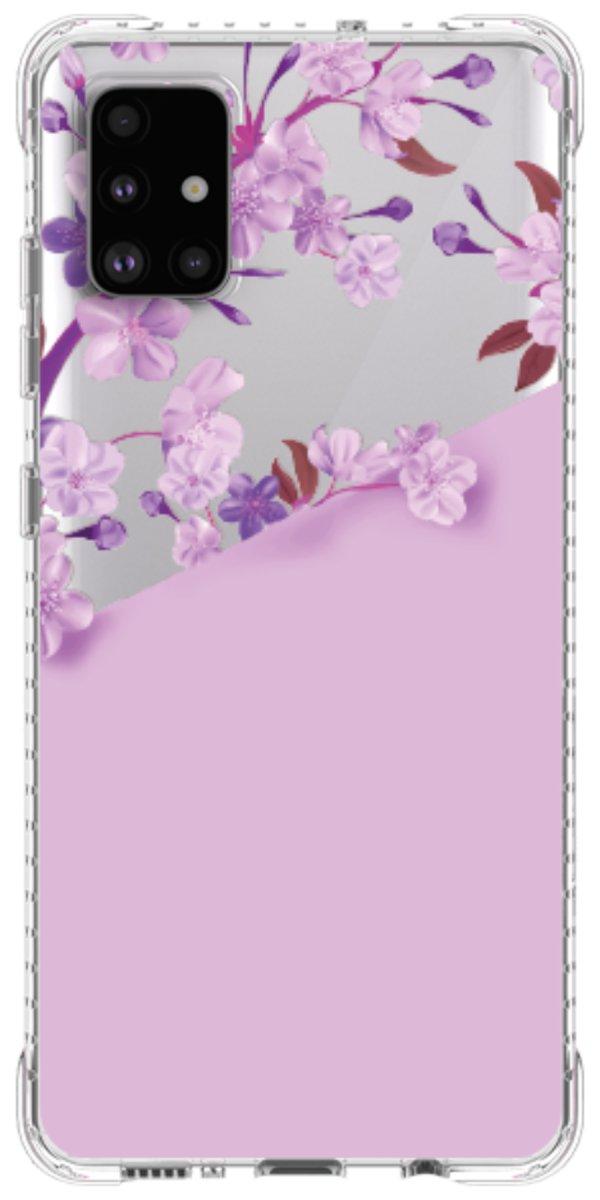Capinha para Celular Flores Purpuras