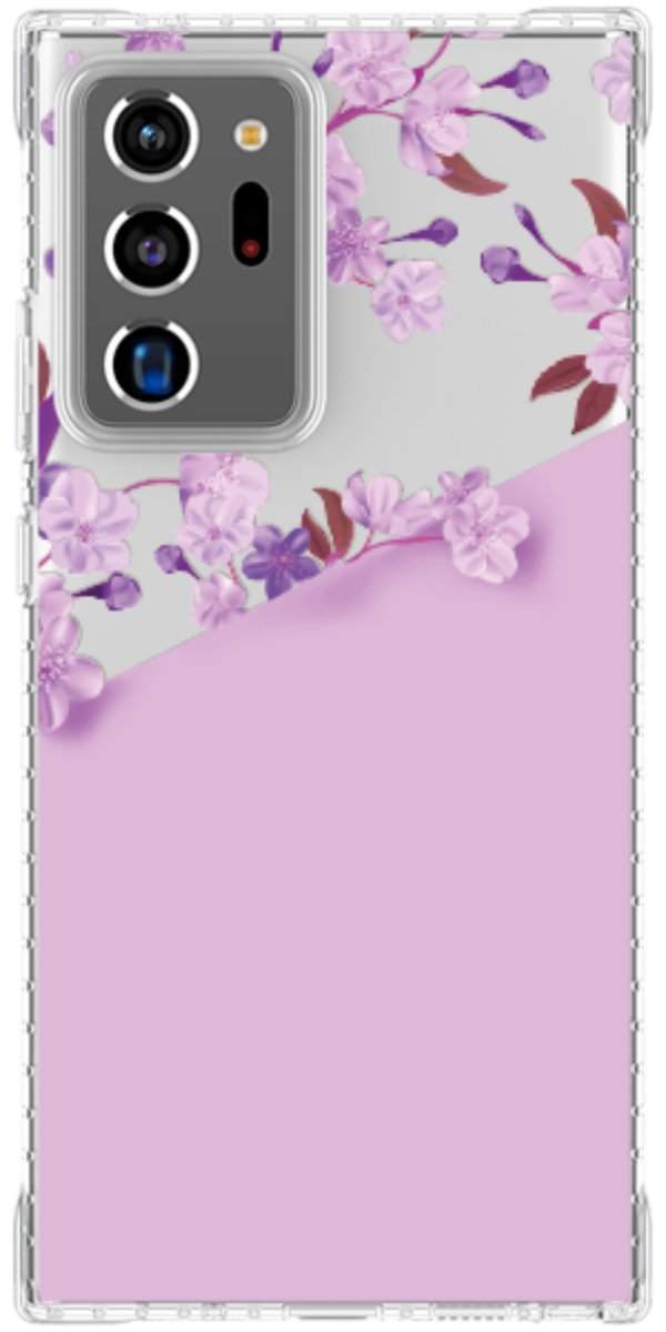 Capinha para Celular Flores Purpuras