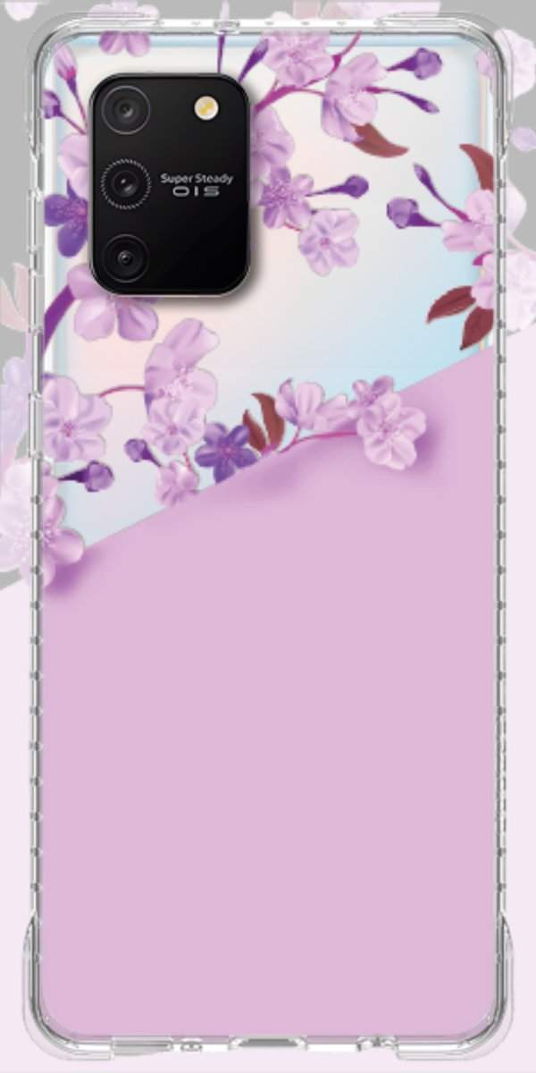 Capinha para Celular Flores Purpuras