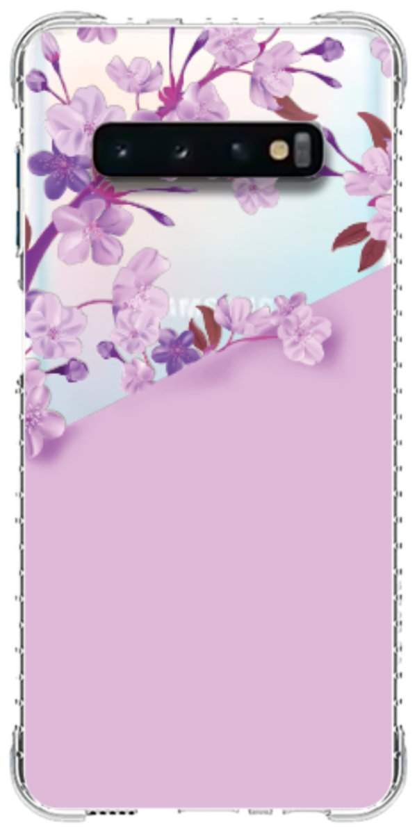 Capinha para Celular Flores Purpuras