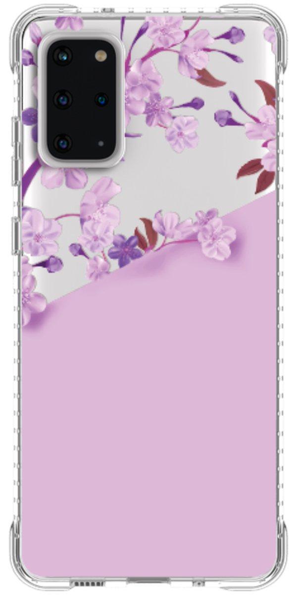 Capinha para Celular Flores Purpuras