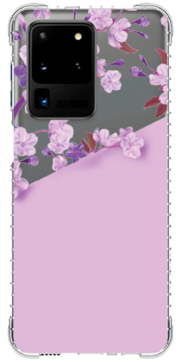 Capinha para Celular Flores Purpuras