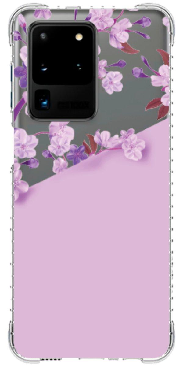 Capinha para Celular Flores Purpuras