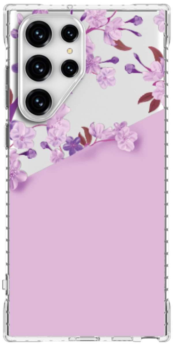 Capinha para Celular Flores Purpuras
