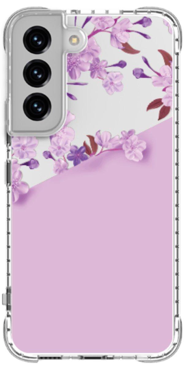 Capinha para Celular Flores Purpuras