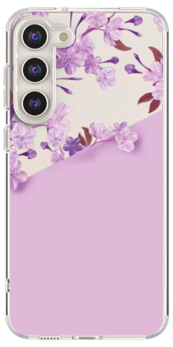 Capinha para Celular Flores Purpuras