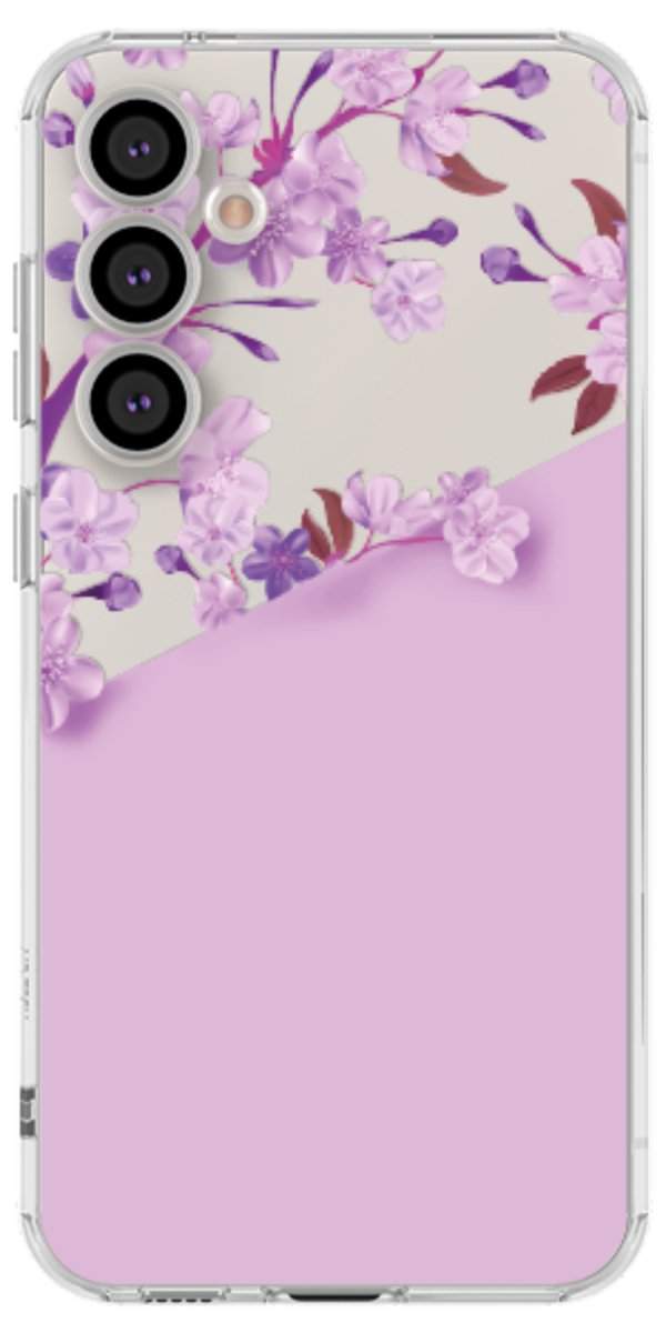 Capinha para Celular Flores Purpuras