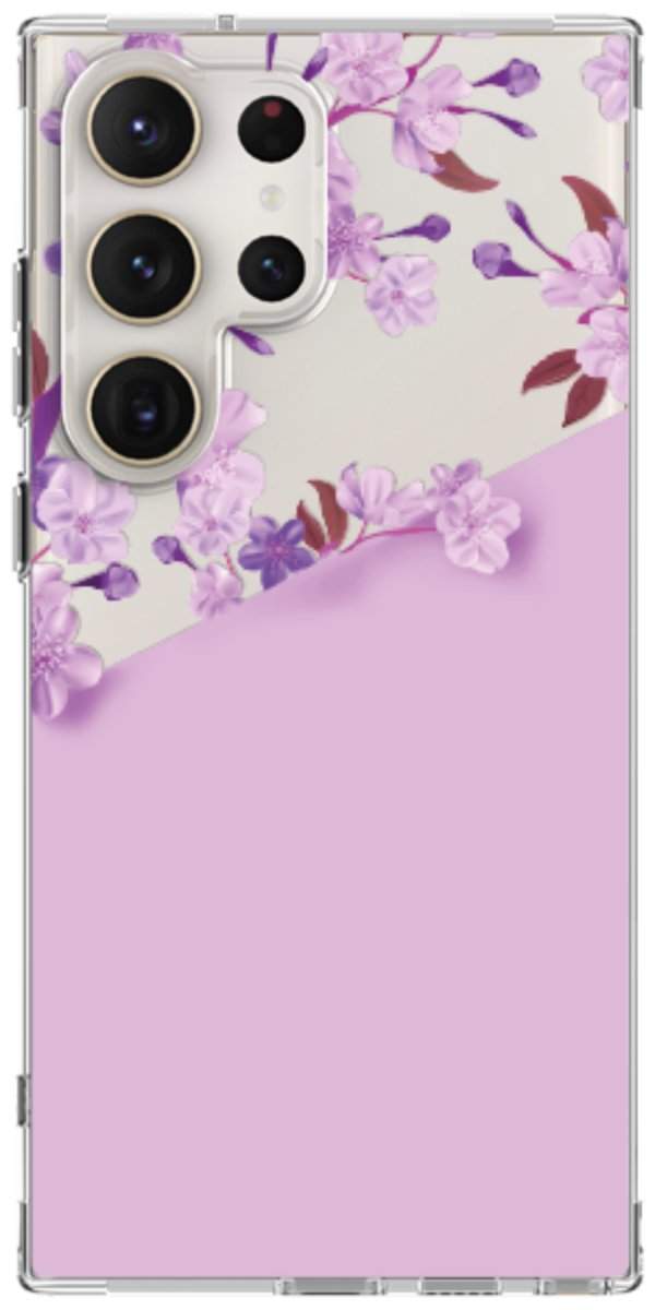 Capinha para Celular Flores Purpuras