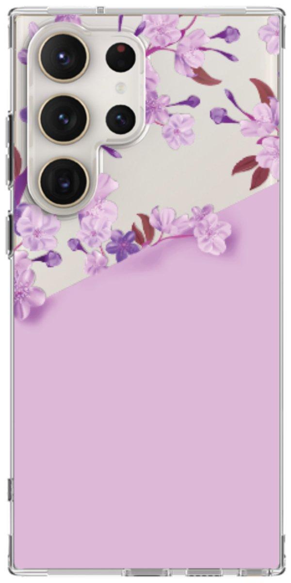 Capinha para Celular Flores Purpuras