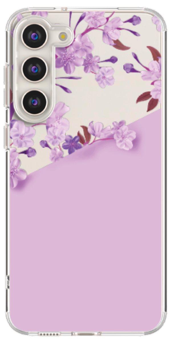 Capinha para Celular Flores Purpuras