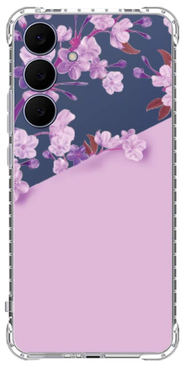 Capinha para Celular Flores Purpuras