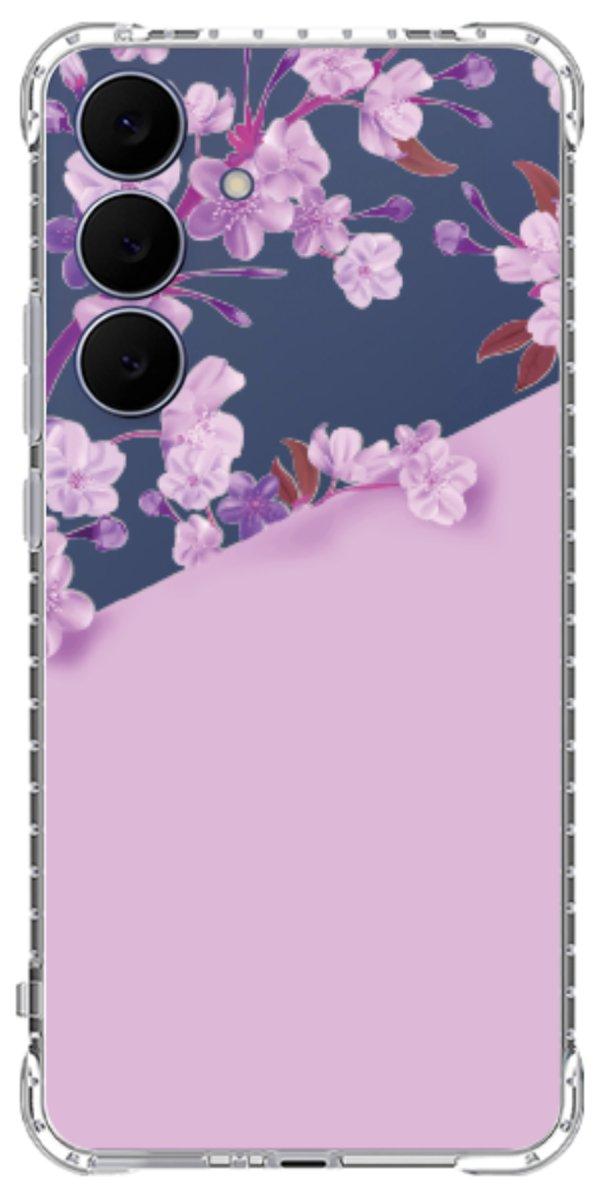 Capinha para Celular Flores Purpuras